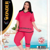 e1-b-k02029 Miss WONDER Life Комплект домашней одежды для полных дам, стандарт, cotton, 1 шт
