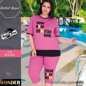 e1-b-k2016 Miss WONDER Life Комплект домашней одежды для полных дам, стандарт, cotton, 1 шт