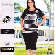e1-b-k2037 Miss WONDER Life Комплект домашней одежды для полных дам, стандарт, cotton, 1 шт
