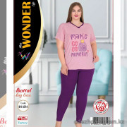 e1-b-k6014 Miss WONDER Life Комплект домашней одежды для полных дам, стандарт, cotton, 1 шт