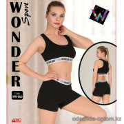 e1-spr-005 Miss WONDER Life Комплект женский спортивный двойка, S-XL, cotton, 1 пачка (4 шт)