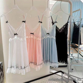 b16-7389 Сорочка женская короткая, M-XL, 1 пачка (3 шт)