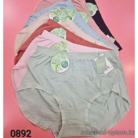 b4-0892 Трусики женские высокие, стандарт (48-56), 1 пачка (24 шт)