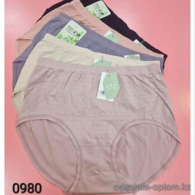 b4-0980 Трусики женские высокие, стандарт, 1 пачка (24 шт)