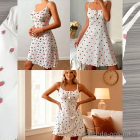 b13-0317 Сорочка женская на бретельках, S-XL, 1 пачка (4 шт)