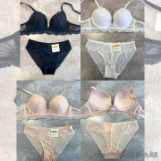 b13-0833 Комплект нижнего белья: бюстгальтер и трусики, чашка B, 1 пачка (3 шт)