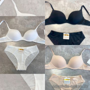 b13-0844 Комплект нижнего белья: бюстгальтер и трусики, чашка B, 1 пачка (3 шт)