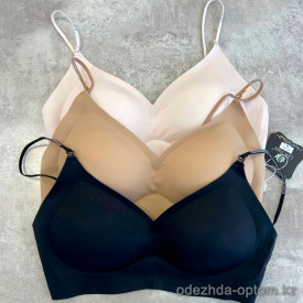 b13-216 Топ-Бюстгальтер на поролоне, M-XL, 1 пачка (3 шт)