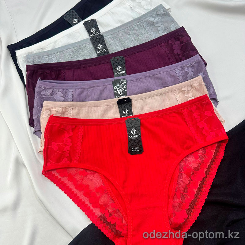 b16-2664 Anttifu Трусики женские однотонные, L-2XL, 1 пачка (12 шт) b16-2664 Anttifu Трусики женские однотонные, L-2XL, 1 пачка (12 шт)