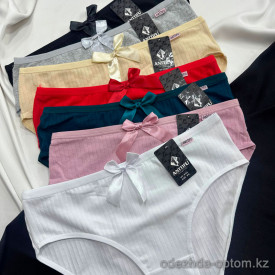 b16-8169 Anttifu Трусики женские однотонные, XL-3XL, 1 пачка (12 шт)