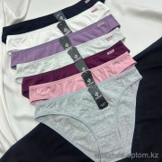 b16-8455 Anttifu Трусики женские однотонные, L-2XL, 1 пачка (12 шт)