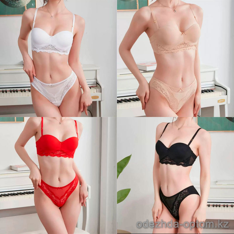 b13-33059 Комплект нижнего белья: бюстгальтер и трусики, чашка B, 1 пачка (3 шт) b13-33059 Комплект нижнего белья: бюстгальтер и трусики, чашка B, 1 пачка (3 шт)