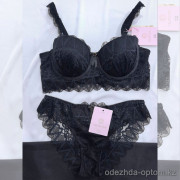 b16-2082-2 Комплект нижнего белья: бюстгальтер анжелика и трусики, чашка B, 1 пачка (3 шт)
