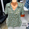 w7-5425 Рубашка женская с орнаментом, большие размеры, 1 шт