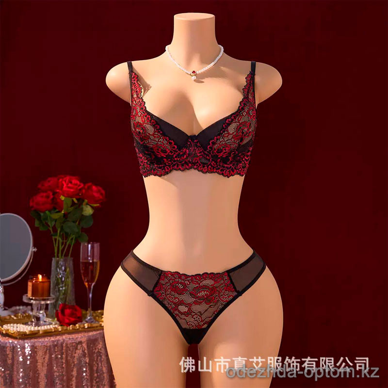 b13-5161 Комплект нижнего белья: бюстгальтер и стринги, S-L, 1 пачка (3 шт) b13-5161 Комплект нижнего белья: бюстгальтер и стринги, S-L, 1 пачка (3 шт)