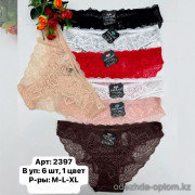 b6-2397-1 Coeur Joie Трусики женские кружевные, M-XL, 1 пачка (6 шт)