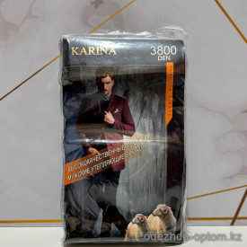 k2-9688 Karina Кальсоны мужские с тонким начесом, 3800 ден, 1 пачка (6 шт)