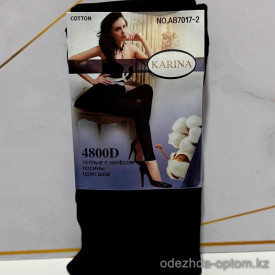k2-AB7017-2 Karina Лосины женские с начесом, 42-48, 4800 ден, 1 пачка (6 шт)