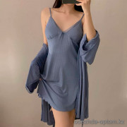 b15-9181-1 Сорочка женская с поролоном в комплекте с халатом, M-XL, 1 пачка (3 шт)
