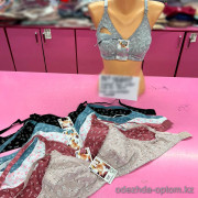 b6-96602 Бюстгальтер для кормящих мам без поролона, хлопок, чашка D, 1 пачка (6 шт)