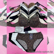 b6-73258-1 Biweier Комплект нижнего белья: бюстгальтер на тонком поролоне и трусики, чашка D, 1 пачка (6 шт)