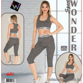 e1-spr0100 Miss WONDER Life Комплект женский спортивный двойка, S-XL, cotton, 1 пачка (4 шт)