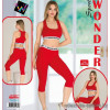 e1-spr0104 Miss WONDER Life Комплект женский спортивный двойка, S-XL, cotton, 1 пачка (4 шт)