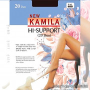 k4-322 Kamila Женские капроновые колготки, 5XL (48-50), 20 ден, 1 пачка (6 шт)