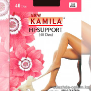 k4-326 Kamila Женские капроновые колготки, 3М (44-46), 40 ден, 1 пачка (6 шт)