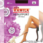 k4-328 Kamila Женские капроновые колготки, 5XL (48-50), 40 ден, 1 пачка (6 шт)