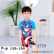 z4-4778 Купальник детский цельный, 130-150, 1 пачка (3 шт)