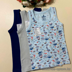 d7-2536 Baykar Майка детская на мальчика, 1 пачка (6 шт)