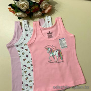 d7-4714 Baykar Майка детская на девочку, 1 пачка (6 шт)