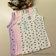 d7-4748 Baykar Майка детская на девочку, 1 пачка (6 шт)