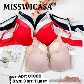 b6-01009 Miss Wicasa Бюстгальтер с пуш-ап, чашка C, 1 пачка (3 шт)