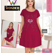 e1-3084 Miss WONDER Life Платье женское домашнее, стандарт, cotton, 1 шт