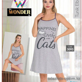 e1-3095 Miss WONDER Life Платье женское домашнее, стандарт, cotton, 1 шт