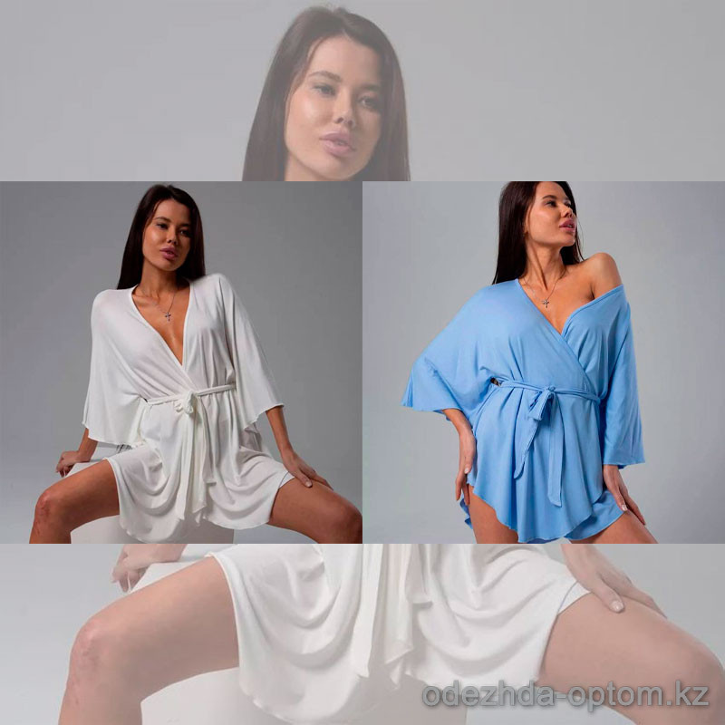 b15-8000-1 Халат женский на запах укороченный, S-L, 1 пачка (3 шт) b15-8000-1 Халат женский на запах укороченный, S-L, 1 пачка (3 шт)