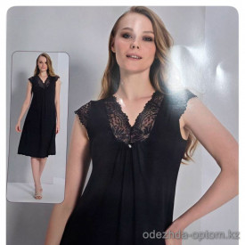 b4-C-8615 Платье домашнее для полных дам, 2XL-5XL , 1 пачка (4 шт)