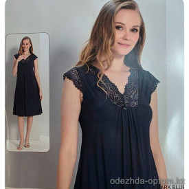 b4-C-8616 Платье домашнее для полных дам, 2XL-5XL , 1 пачка (4 шт)