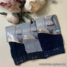 d7-4475 Berrak Боксеры мужские, размер 3XL 1 пачка (6 шт)
