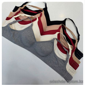 b4-1309-1 Бюстгальтер без косточек на тонком поролоне, L-2XL, 1 пачка (6 шт)