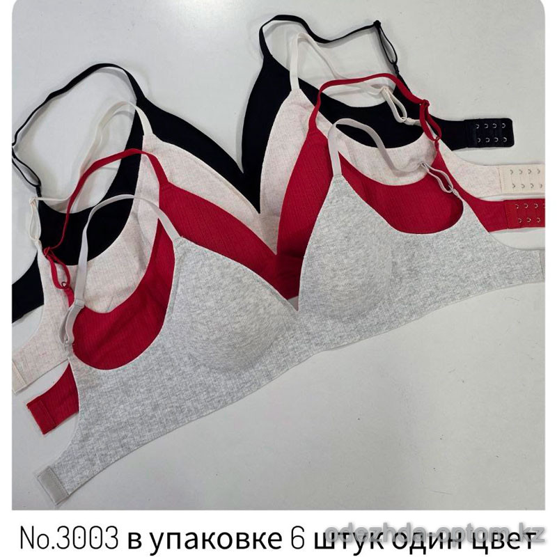 b4-3003 Бюстгальтер без косточек на тонком поролоне, M-XL, 1 пачка (6 шт) b4-3003 Бюстгальтер без косточек на тонком поролоне, M-XL, 1 пачка (6 шт)