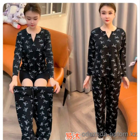 b4-6052-1 Комплект женской пижамы: кофта на пуговицах и штаны, L-XL, 1 пачка (2 шт) b4-6052-1 Комплект женской пижамы: кофта на пуговицах и штаны, L-XL, 1 пачка (2 шт)