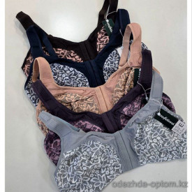 b4-8238 Бюстгальтер без косточек с застежкой спереди, чашка E, 1 пачка (6 шт)