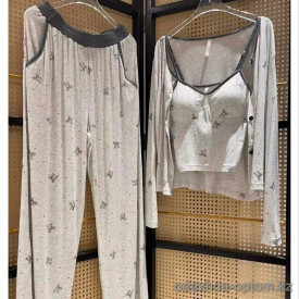 b4-8801 Комплект женской пижамы 3в1: кофта на пуговицах, майка и штаны, L-XL, 1 пачка (2 шт) b4-8801 Комплект женской пижамы 3в1: кофта на пуговицах, майка и штаны, L-XL, 1 пачка (2 шт)