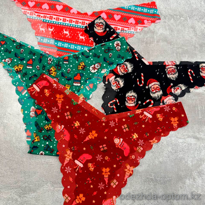 b13-1153-1 Трусики женские новогодние, S-XL, 1 пачка (9 шт) b13-1153-1 Трусики женские новогодние, S-XL, 1 пачка (9 шт)