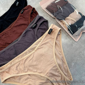 b13-437 Комплект женских трусиков: четверка, S-XL, 1 пачка (16 шт)