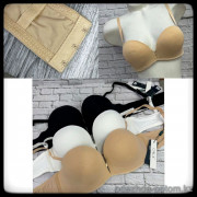 b5-30-4 Бюстгальтер на тонком поролоне гладкий, 1 пачка (3 шт)