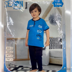e1-1504-1 SEZON Пижама детская на мальчика, cotton, 1 пачка (4 шт)